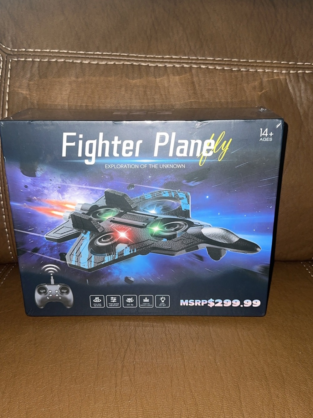 Fighter Plane fly - Remote Control Drone - Blue/Black